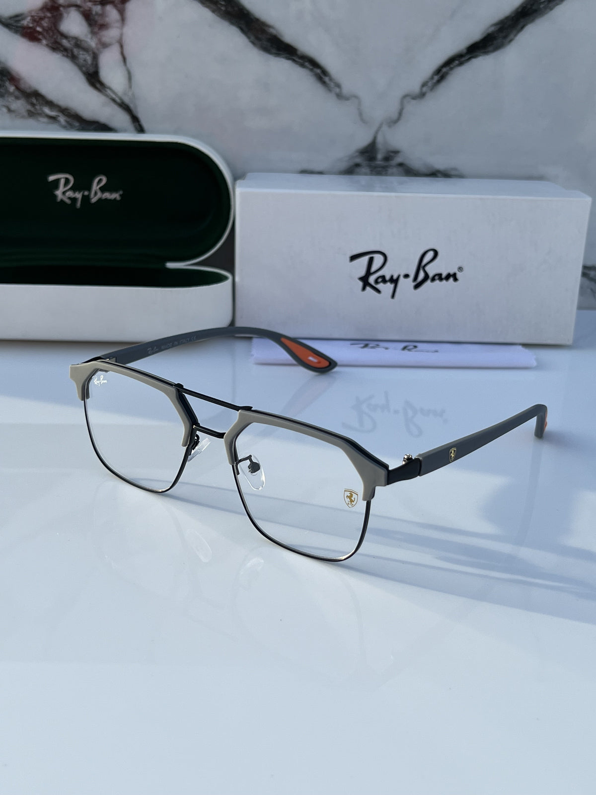 Ray Ban All Season Special Trending Slant  Fashionable Sunlight Eye Protected Hot Favourite Sunglasses For Unisex.