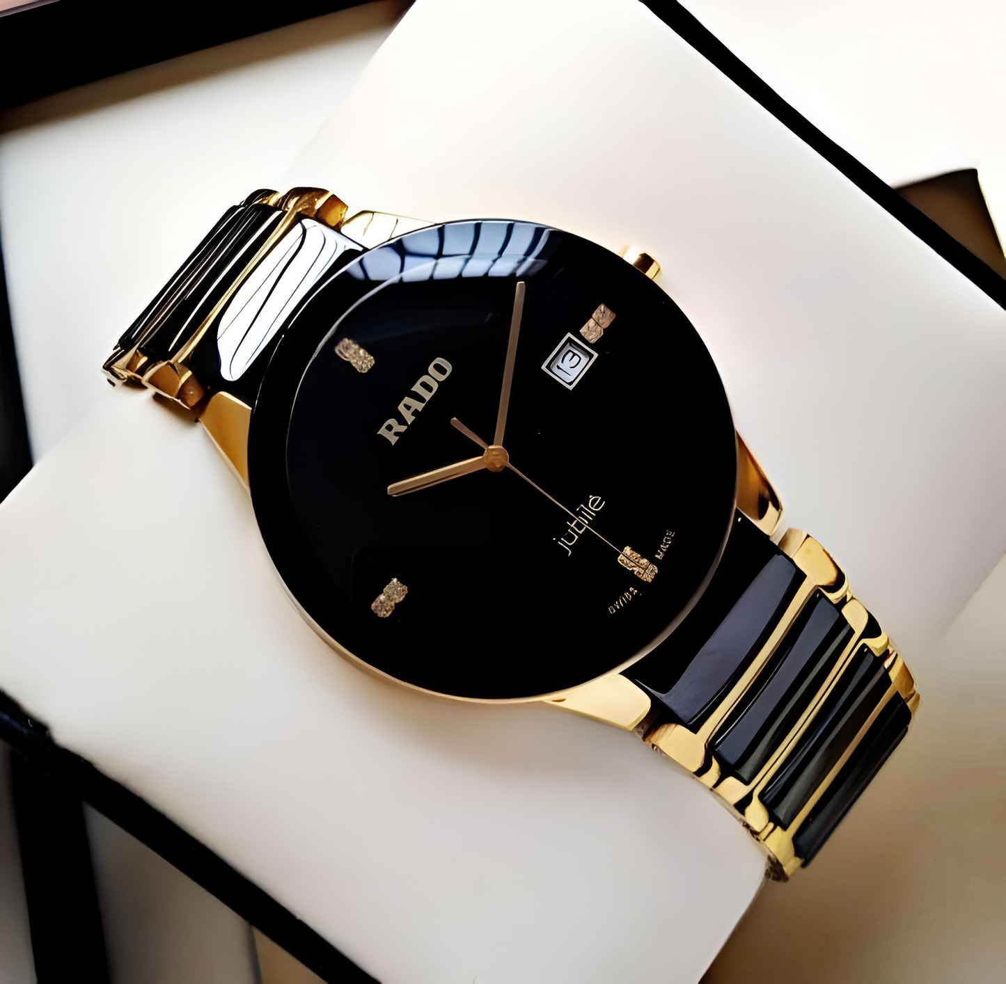 Rado Centrix Branded Ceramic Multifunction Watch